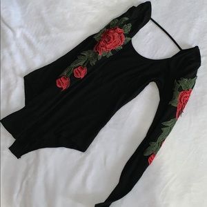 Rose Sleeve Bodysuit